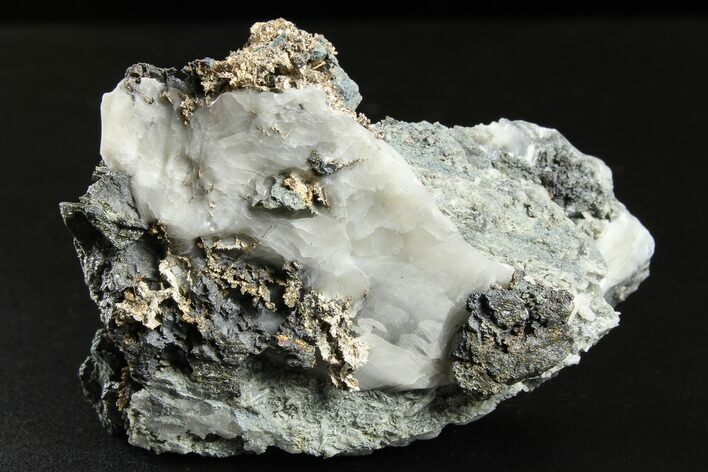 Native Silver in Calcite - Morocco #266124